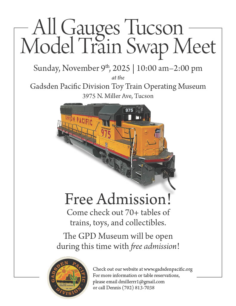All Gauges Tucson Model Train Swap Meet