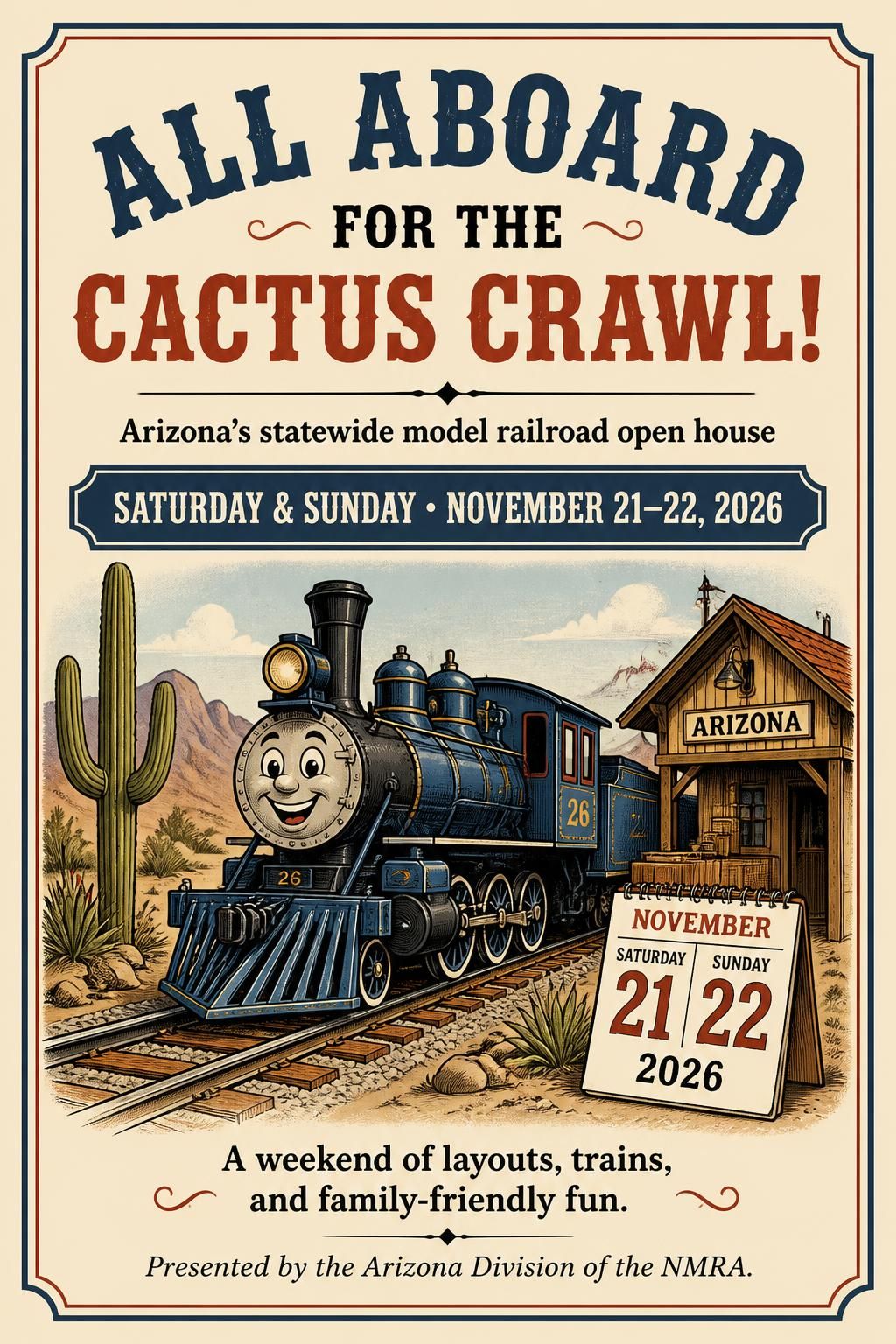2026 Cactus Crawl poster